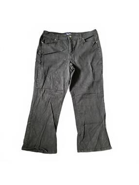 Basic Editions Black Bootcut Jeans Size 18W Short